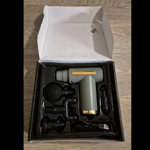 Adjustable Speed Massager Gun - Portable Muscle Relief Device