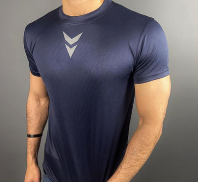 Polyester Plain T-Shirt, Pack of 2