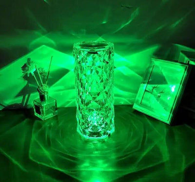 Crystal Rose Lamp