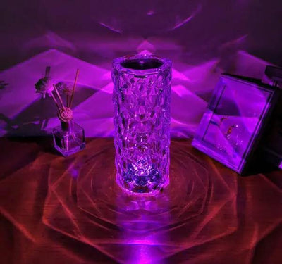 Crystal Rose Lamp