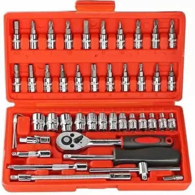 46 Pcs Stainless Steel Home Repairing Tool Set