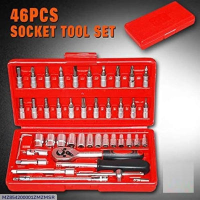 46 Pcs Stainless Steel Home Repairing Tool Set
